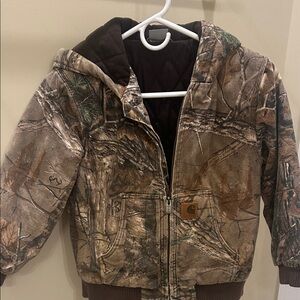 Carhartt Kids Camo Jacket - Brown and Green